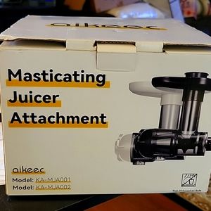Aikeec masticating juicer attachment for all KitchenAid stand mixer White New …